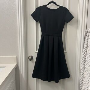 ASOS midi black dress